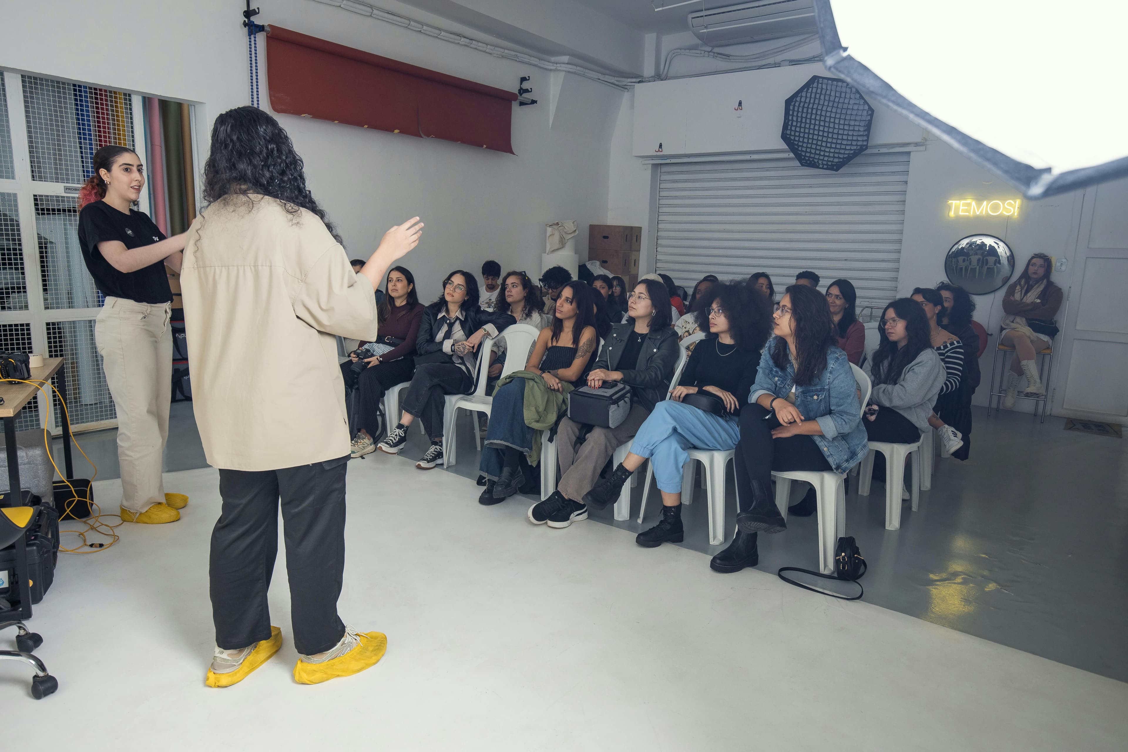 Fotografía de una sala de exposiciones